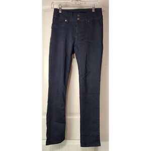 1822 Denim Women's Size 6 Stretch Jeans Skinny Fit Low-Rise Dark Blue Rinse